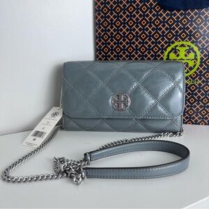 NWT Tory Burch Willa Shine Chain On Wallet
